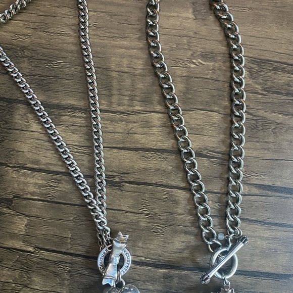 ❗️SOLD❗️Silver Juicy Couture locket and Crown chain - Picture 2 of 2